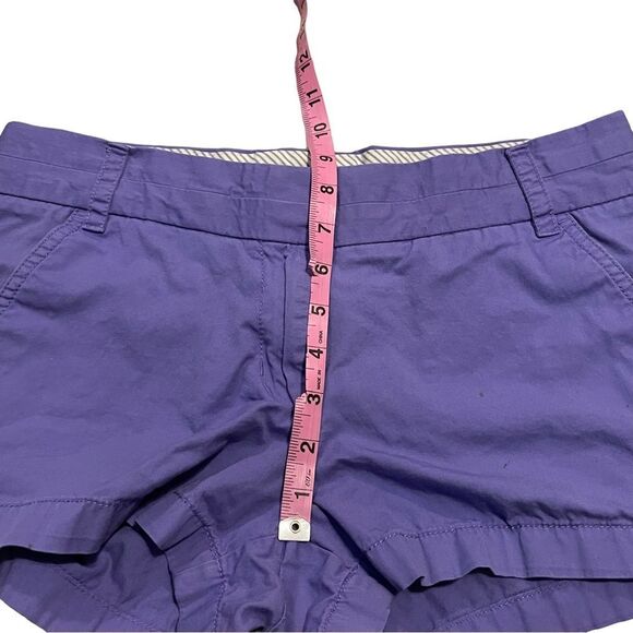 10/$25🦋 J. Crew Purple Broken-In Mid Rise Chino Shorts - Size 4 - Picture 10 of 12